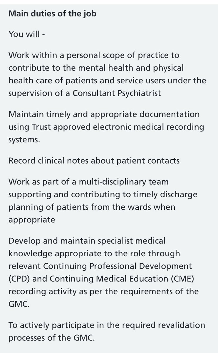 medicalmodelbri's tweet image. Hello @TEWV 

PHYSICIAN ASSISTANTS CANNOT MANAGE THE PHYSICAL AND MENTAL HEALTH OF YOUR VULNERABLE PATIENTS 

2 WEEKS IN PSYCHIATRY AS A STUDENT IS ZERO EXPERIENCE 

@rcpsych @DrLadeSmith @nuwandiss @ErinGourley1 @waterman_harry @ProfRobHoward 

jobs.nhs.uk/candidate/joba…
