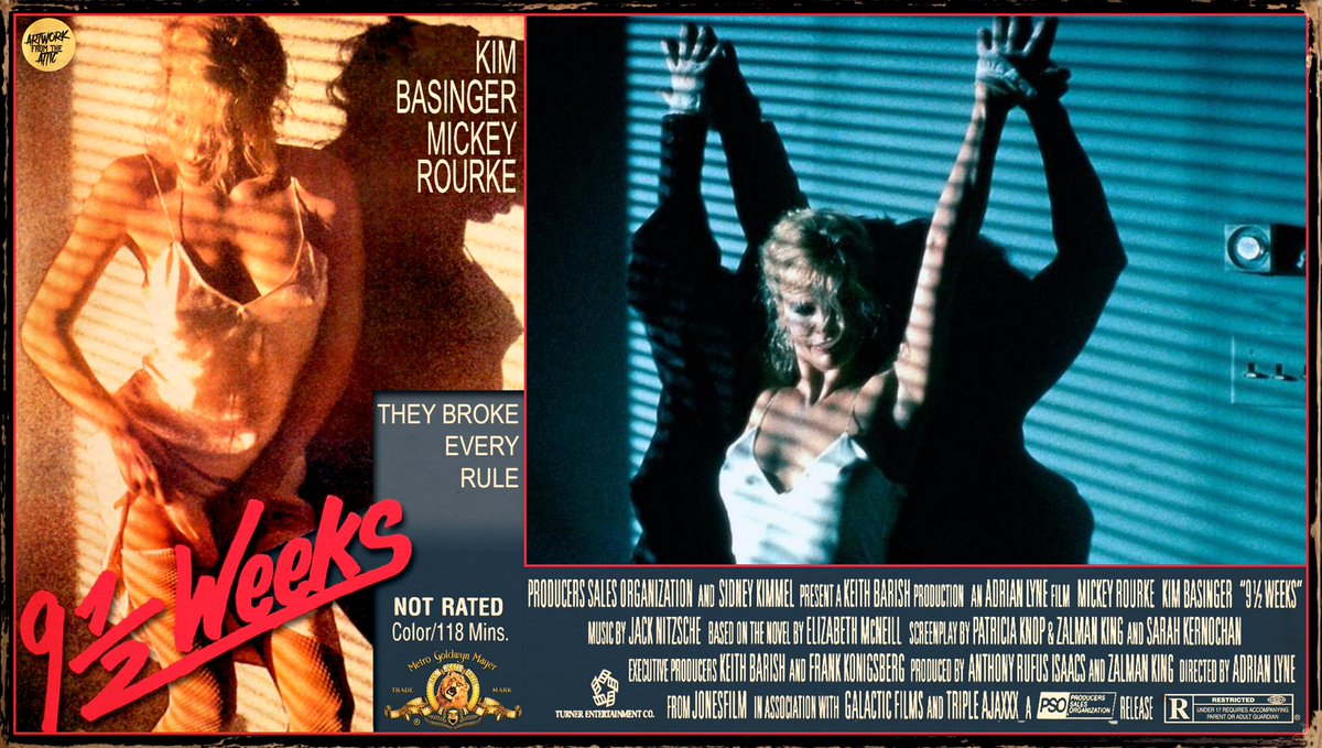 videovampir's tweet photo. "When Something's This HOT... Let it BURN"
#9Β½Weeks #NineAndAHalfWeeks
Directed by Adrian Lyne
Starring Kim Basinger - Mickey Rourke - Margaret Whitton - David Margulies - Christine Baranski - Karen Young
https://t.co/Wz6ARRcSTF https://t.co/D7JjnwTm3N