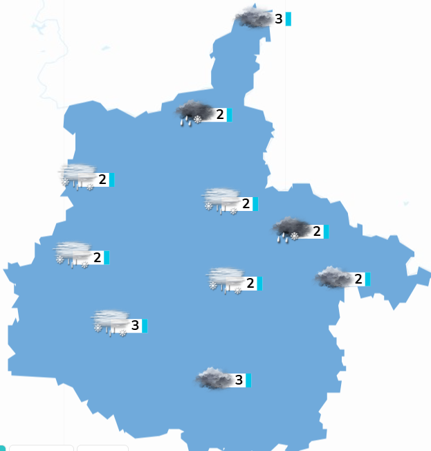 Bonjour, c'est la grisaille qui domine aujourd'hui, et un peu d'humidité avec quelques averses sous forme de pluie ou de neige. De la neige qui pourra tenir d'ailleurs dès 400 mètres d'altitude, sous des valeurs dignes d'un mois de janvier, de 2 à 4°.
<a href="/RADIO8ARDENNES/">RADIO8</a> <a href="/aitrene1/">Ait Braham</a>