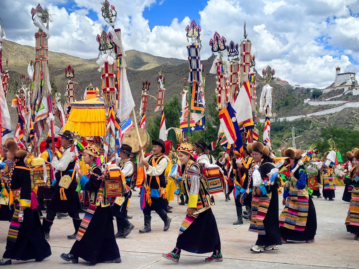 Frontlinestory's tweet image. #FrontlineFocus: Xizang — My Home, Our Journey
#XizangToday — Blossoming Ethnic Culture

Xizang continues to prioritize the protection, inheritance, and flourishing of its diverse cultural heritage, strengthening public cultural services, promoting standard Chinese, and…