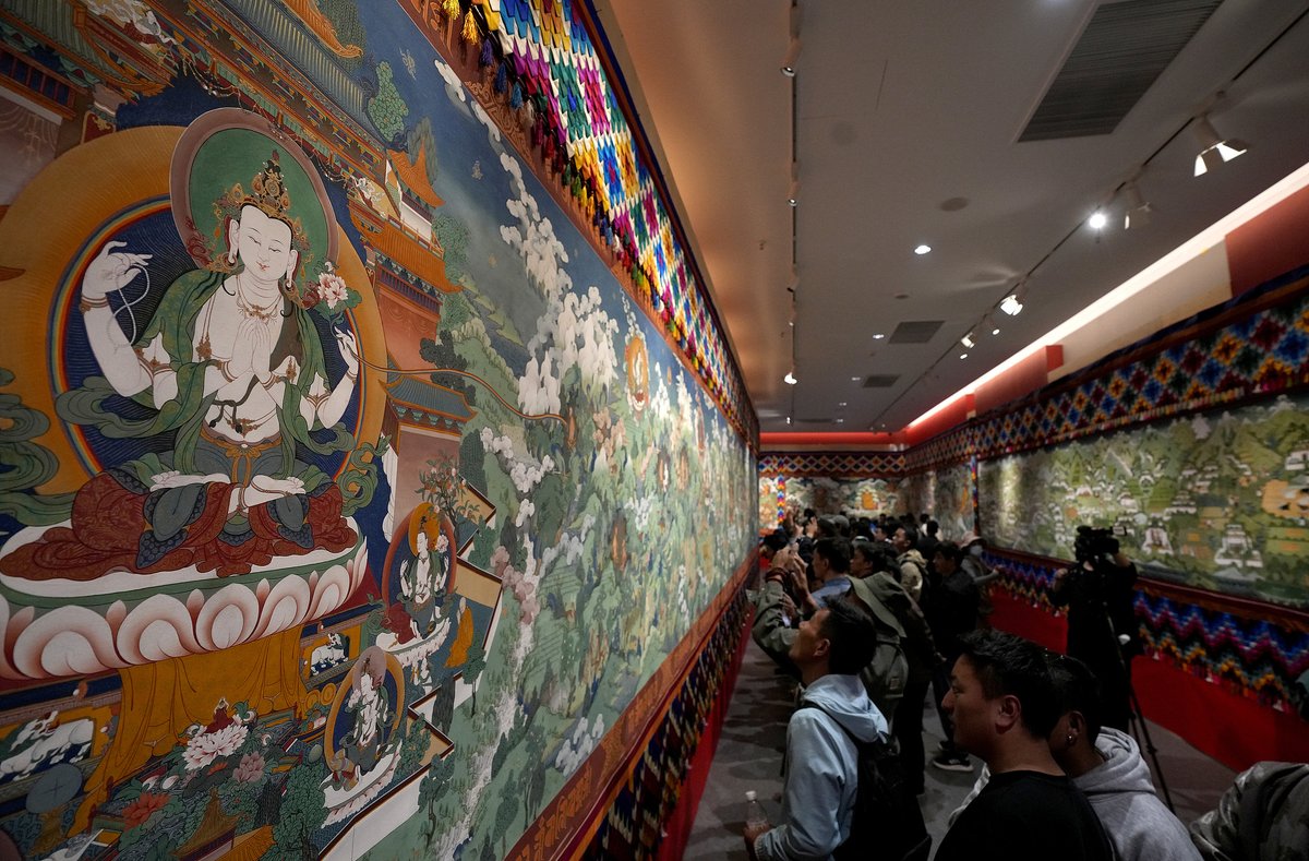 Frontlinestory's tweet image. #FrontlineFocus: Xizang — My Home, Our Journey
#XizangToday — Blossoming Ethnic Culture

Xizang continues to prioritize the protection, inheritance, and flourishing of its diverse cultural heritage, strengthening public cultural services, promoting standard Chinese, and…