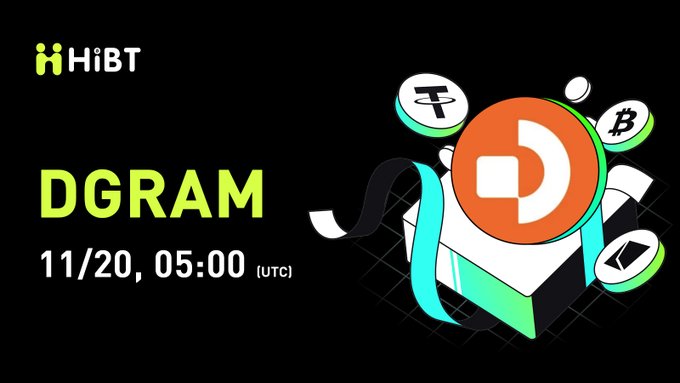 HiBTVietNam's tweet image. 🚀 $DGRAM (Datagram Network) sẽ sớm được niêm yết trên #Hibt @DGramNetwork 
 
💳Cặp: DGRAM/USDT
🌐Mạng: BSC

🗓 Giao dịch: hibt.com/trade/DGRAM-US…
📌 Chi tiết: support.hibt.com/hc/en-us/artic… 

#Datagram #Crypto #Web3 #CryptoListing