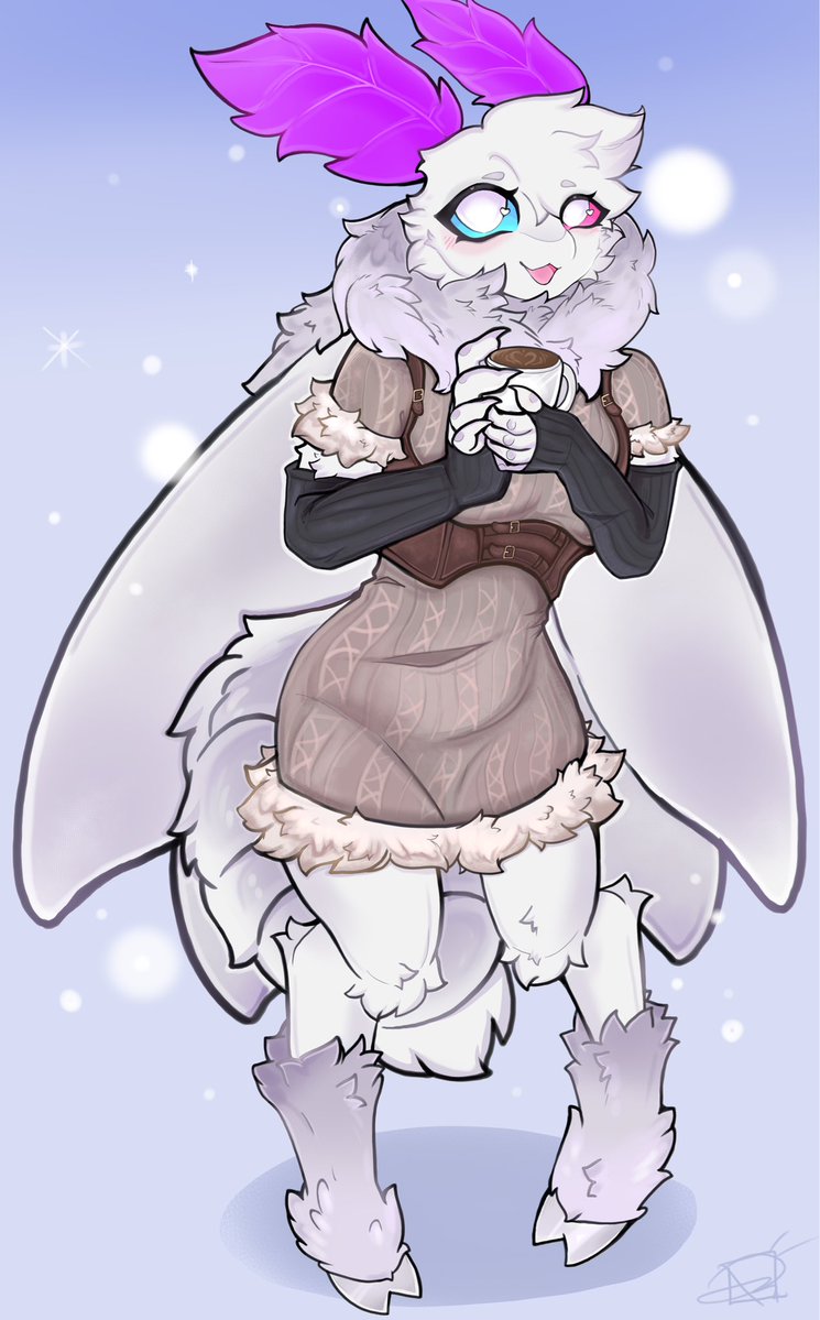 BuggieBugu's tweet image. Cozy moffu ☕️💜🐾
Cm for @eevee930 tysm