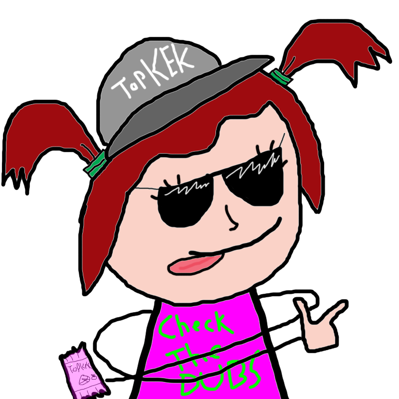 kind_dev_'s tweet photo. Check the dubs

Check the Dubs Girl — often called Dubs-chan or just Check the Dubs — is a classic /s4s/ character born entirely from the board’s obsession with repeating post numbers. She basically embodies the whole “check the dubs” culture, where anons celebrate trips, dubs, quads, and any repeating digits like it’s a cosmic miracle.

Her design is intentionally goofy and rough, which is exactly why she stuck. She looks like a chaotic crayon drawing with energy levels permanently set to 200%, popping into threads only to scream:

“CHECK THE DUBS!”
“NICE TRIPS ANON!”
“QUADS??? OMG!!!”
That’s the entire joke — she doesn’t need lore, motives, or world-building. She exists purely to point at numbers and get unreasonably excited about them.

https://t.co/lefssuInw0