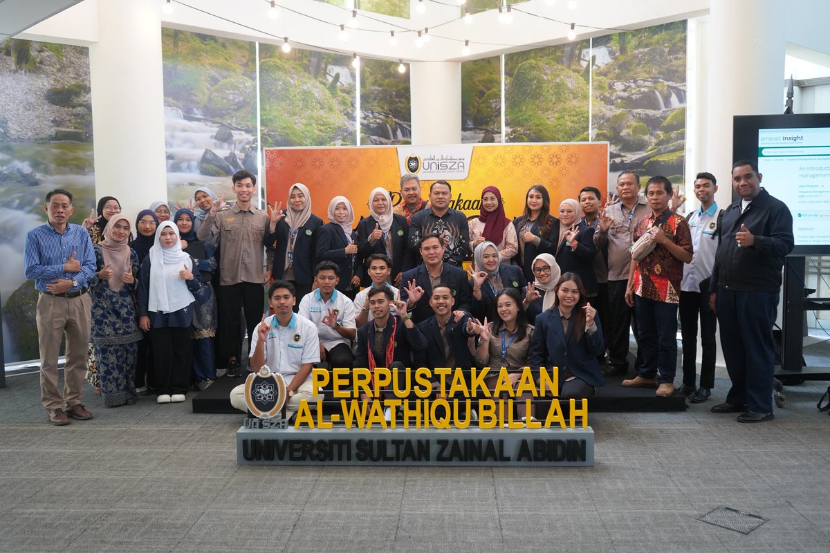 UniSZA_library's tweet image. Lawatan dari Universitas PGRI Pontianak, Indonesia.
Tarikh: 16 November 2025 (Ahad)
Masa: 12.30 tengah hari
Peserta: 18 orang

#UniSZA
#perpustakaanalwathiqubillah
#uniszapastitahu
#IlmuDemiFaedahInsan
#ProudlyUniSZA
#lawatankepwbunisza