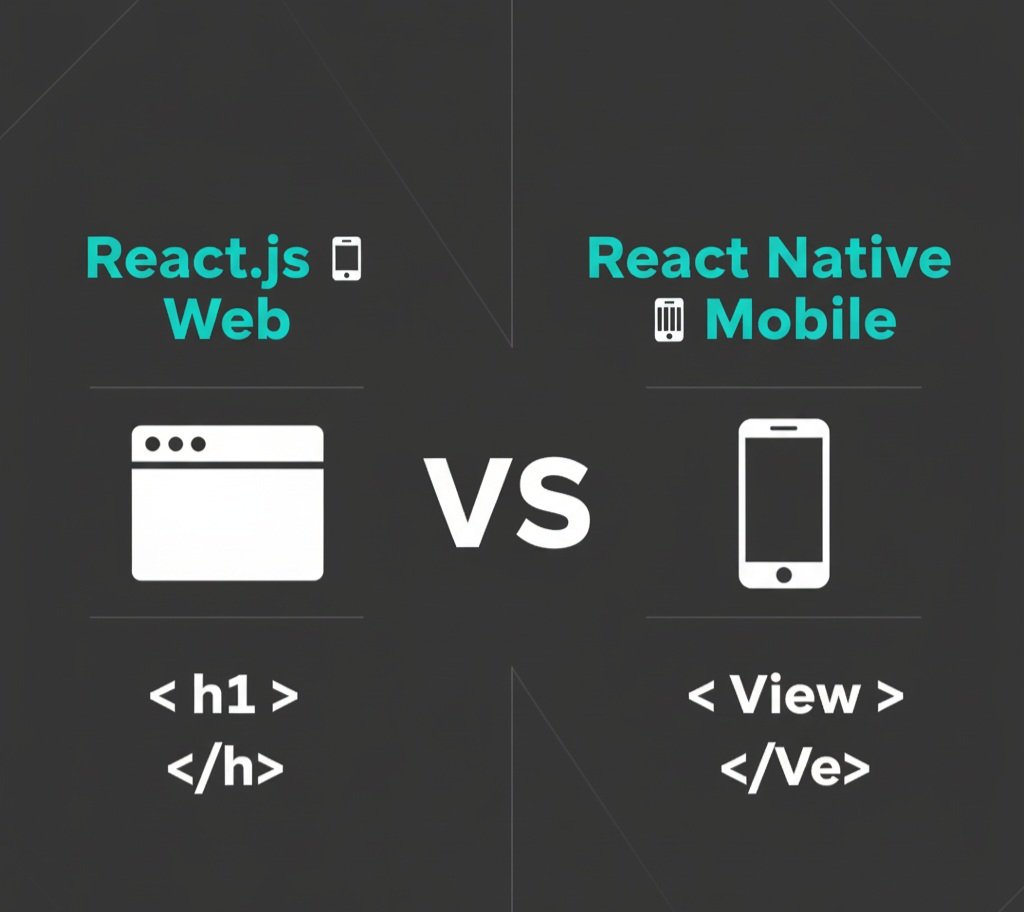 Nehe0901's tweet image. React (React.js) 👉 Builds Websites (renders HTML in browsers).

​React Native 👉 Builds Native Mobile Apps (renders iOS/Android UI components).

​Same brain (React principles), different bodies (web vs. mobile). 

Clear now? 👇

​#React #ReactNative #Developer #MobileDev