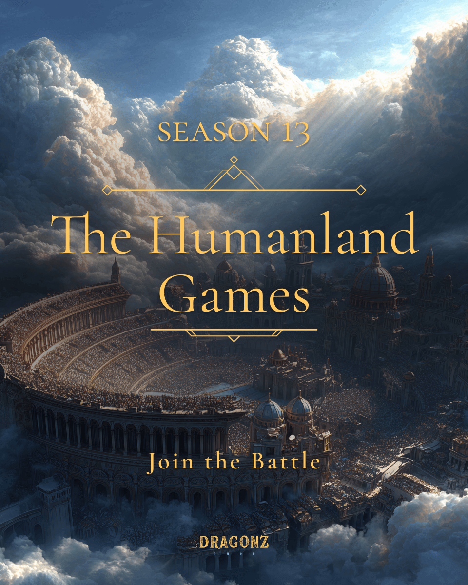 dragonzlandx's tweet photo. 🏛️ Season 13 has begun… Welcome to The Humanland Games ⚔️

Once every century, legends rise in the skybound Cloudspire Coliseum.

🔥 Humanland faction boosted 💥 New skill-based cards 💰 Earn extra $DRAGONZ in Tasks

The Games have begun.
https://t.co/QCsXI7Aiqv