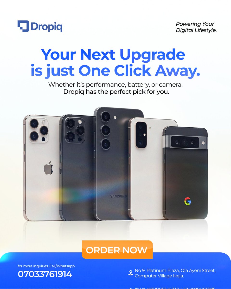 harkande7's tweet image. I enjoyed working on this social media ad design for Dropiq (a gadget brand)

Clean, simple, and crafted to attract more sales.

If you need designs that convert, send me a DM.