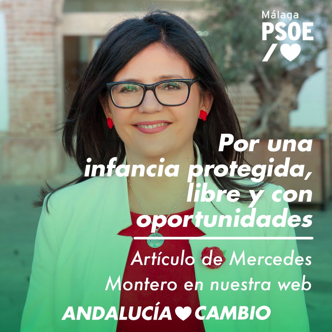 ✊🌹 Porque una infancia con derechos, es un país con futuro: proteger, educar y garantizar oportunidades es la base de una sociedad más justa.

🗣 <a href="/MercedesM2015/">Mercedes Montero</a> lo explica en su último artículo: f.mtr.cool/snyvgvhiqk