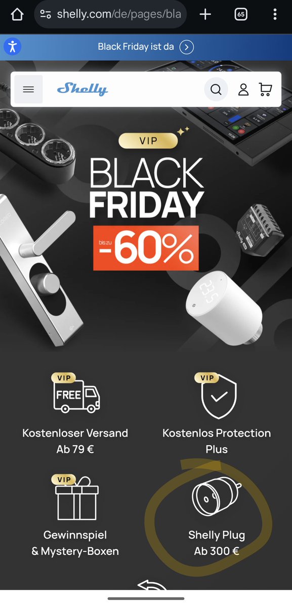 RomPic's tweet photo. @shelly_IoT I think there's a typo in the header. Shelly plug starting from 300 € seems not like a good offer. https://t.co/xeKiyOAQaV