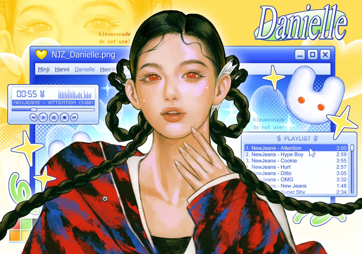 bleumoonade's tweet image. 𝑨-𝑻-𝑻-𝑬-𝑵-𝑻-𝑰-𝑶𝑵 ! 🐰⊹ ࣪ ˖ 
NewJeans Danielle Fanart

#NewJeans #뉴진스 #Danielle #다니엘 #DanielleMarsh #NJZ

x.com/bleumoonade/st…