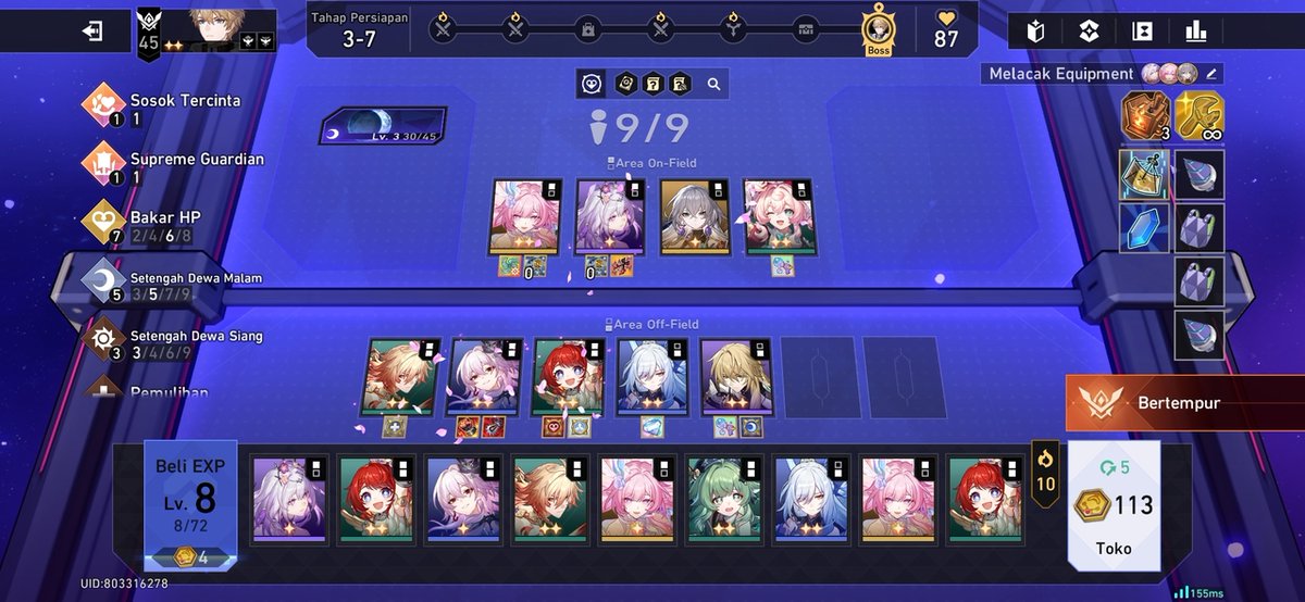 Myu! Mending tambah exp buat slot huohuo atau all in 3 star cyrene?