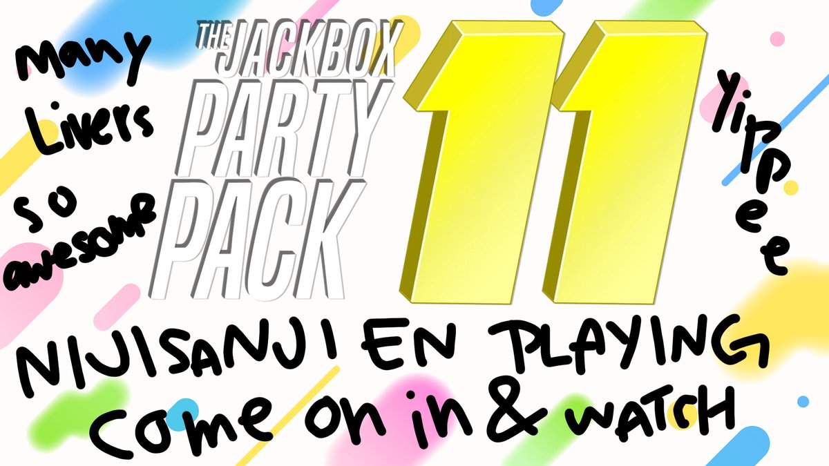 stream waiting room!!

I heard the new Jackbox was really fun so I asked if oomfs wanted to join in and try it out with me!!
A+ thumbnail

#PenCast #NIJISANJI_EN #EliraPendora

【JACKBOX PARTY PACK 11】 NO CLICKBAIT HERE, JUST BOXING OUR JACKS (11) 【N... youtu.be/vRwdTvteEng