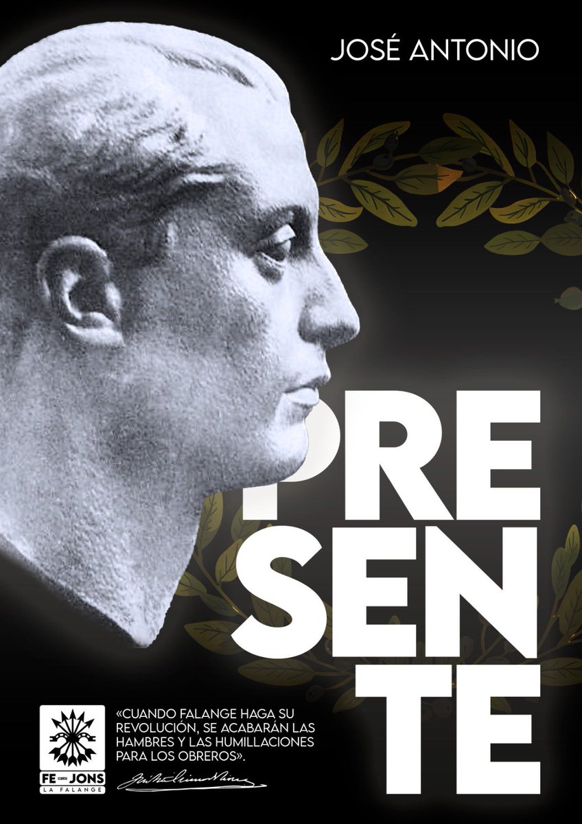 fedelasjons's tweet image. 🙏FE
🇪🇸Patria
🛠Justicia Social
🏴Tu bandera sigue alzada
✋José Antonio, ¡PRESENTE!