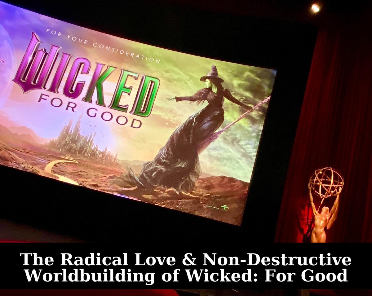 Non-Destructive Worldbuilding is the key to legacy IP expansion—and Wicked: For Good just set a new benchmark.

The film reminded me how intentional worldbuilding shapes culture.

Article: linkedin.com/pulse/radical-…

#hollywood #worldbuilding #filmmaking #wickedforgood