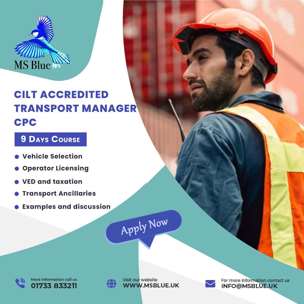 msblue_official's tweet image. Become a Qualified Transport Manager in Just 9 Days! 🚛

Gain your CILT-accredited Transport Manager CPC and open doors to new career opportunities.

📍 Enrol today 👇
🔗 msblue.uk/training/cilt-…

#TransportTraining #CPC #TMCPC #TransportUK #Transportation #TransportManager
