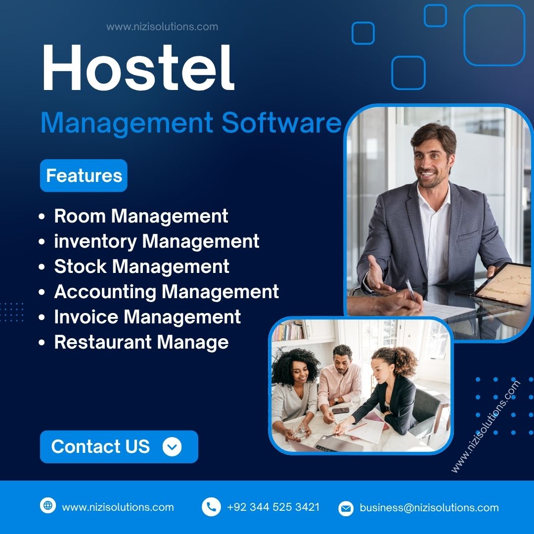 nizisolutions's tweet photo. ๐จ Manage your hostel smarter with Nizi Solutionsโ Hostel Management Software!
Automate room allocation, fee tracking, attendance, visitors & reporting โ all from one dashboard.
Fast. Secure. Efficient.
๐ https://t.co/NN28Vgo1oM
#HostelManagement #DigitalHostel #NiziSolutions https://t.co/kX2OFjqAGt