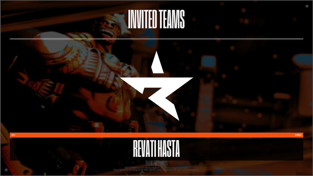 EXCEED_OW's tweet image. ⛓️【参戦チーム紹介】⛓️
Undefeated souls.
⭐️「REVATI HASTA」#revati_jp が参戦！⭐️