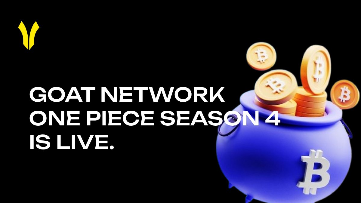 0x2aSolidityEVM's tweet image. Stop Just Holding. Start Hunting (One Piece Season 4 is LIVE).

You know that feeling when you&apos;re just clicking around, hoping for a hidden gem? Well, @GOATRollup  just turned earning into a treasure hunt with One Piece Season 4, and it&apos;s exhilarating.

I&apos;m already in. Why?…