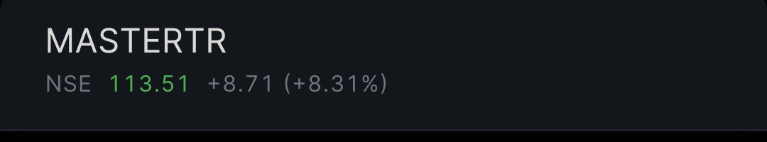 AkkiSrinivas's tweet image. MASTERTR Update 🚀🔥
Our pick just exploded — now +8.31% up today 
Another clean read, another clean win. ✔️

#MASTERTR #WeeklyPicks #TargetHit #SwingTrading #StockMarket #Nifty
#Sensex #NSE