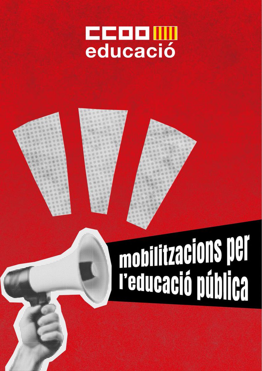‼️Concentracions per l'escola pública

📅 2O de novembre a les 11h
📌IES Maria Moliner
C/ Dolores Ibarruri "La Pasionària", Port de Sagunt

💪🏻De vesprada a les 18h a:

➡️Castelló: Casa dels Caragols
➡️ València: Plaça de Manises

UNEIX-TE A LES MOBILITZACIONS💪🏻