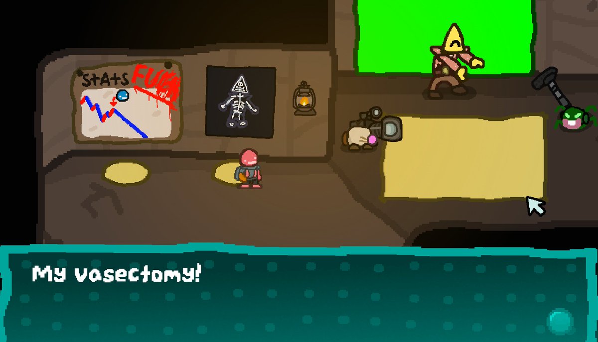 gfdg1326519's tweet image. My vasectomy!

#indiegame #gamedev #IndieGameDev #pixelart