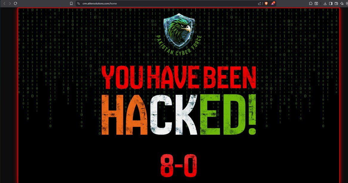 priyashank76121's tweet photo. Another day another system brought down, 
Alitersolutions private limited hacked, and also been presented with a ransomware attack 
#AnnpurnaMuhimविश्वकेलिएवरदान  #PaksitanCyberForce #india #indiancyberforce  #Alitersolutions https://t.co/uWWVI5YEk3