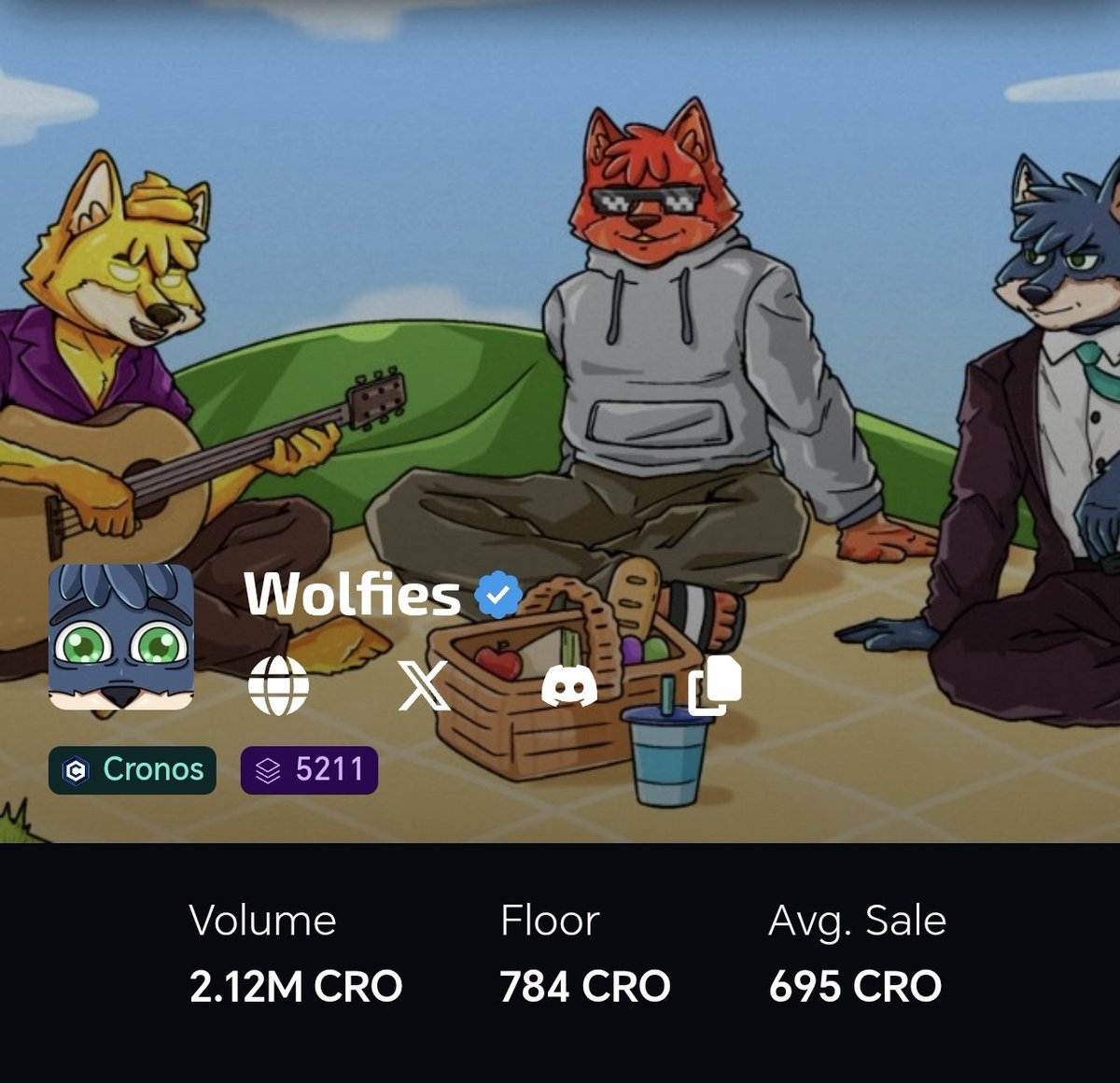 ManColt_0_0's tweet image. GM X
GMOON #crofam 

There are signs that don&apos;t lie.
The total transaction volume of @wolfswapwolfies on @EbisusBay has reached 2.12 million CRO and climbed another rung on the Cronos best-selling collection rankings. 

The undisputed number one in daily, weekly, and monthly…