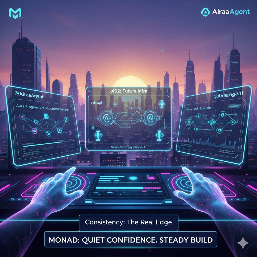 The real edge is consistency — and these three projects show it.
<a href="/AiraaAgent/">AIRAA HQ 🌾</a> is steadily rolling out a structured Aura rewards model.
<a href="/zk_agi/">ZkAGI</a>’s x402 protocol is quietly becoming core infrastructure for AI agents through native micropayments.
And <a href="/FolksFinance/">Folks Finance</a> keeps leveling up 🚀