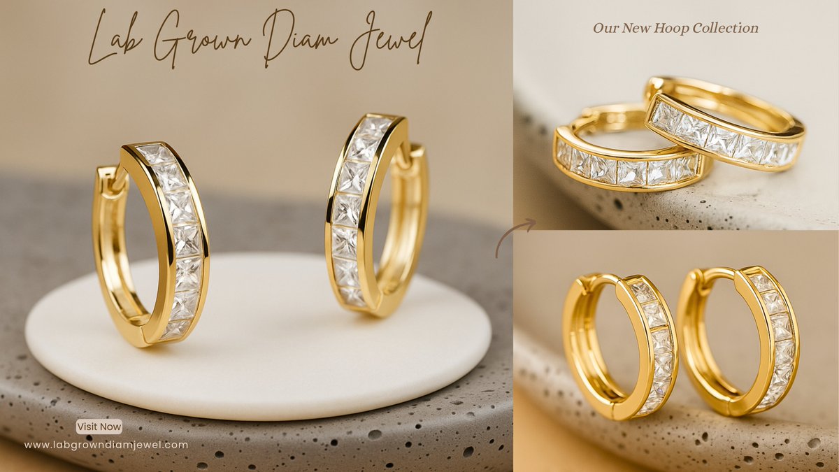 ldj247's tweet photo. New Drop: Princess Cut Lab-Grown Diamond Hoops
A perfect blend of modern shine and timeless gold
#LabGrownDiamond #PrincessCut #DiamondHoops #GoldEarrings #LuxuryStyle #FineJewelry #JewelryDrop #TrendingNow #DiamondFashion #NewCollection #USAJewelry #MinimalStyle #EverydayStyle https://t.co/6z0PRcXpBn
