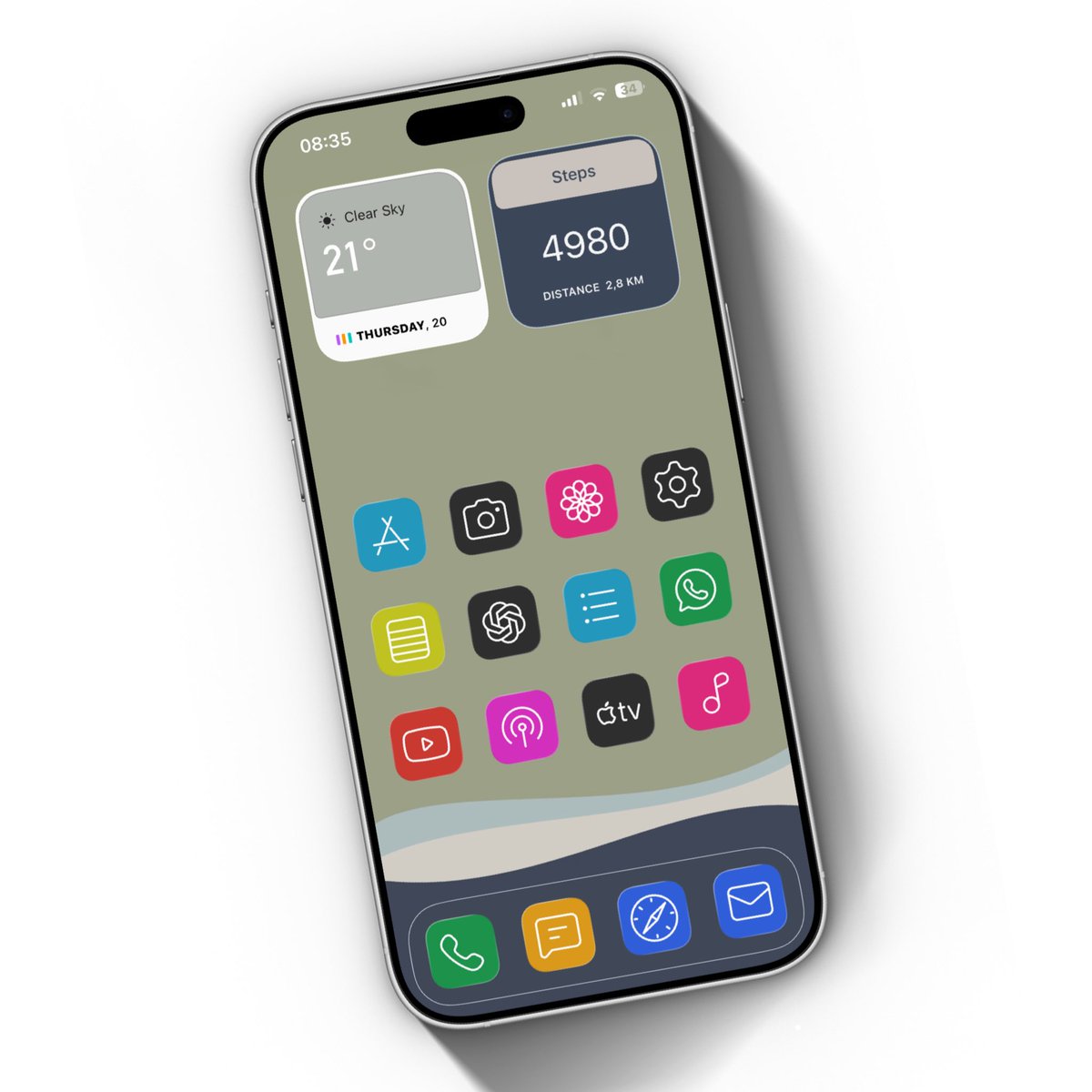 Venero_Antonio3's tweet image. Today’s setup 
#widgets and #wallpaper from Terra and Norfolk packs by @Hewoood and available here ko-fi.com/s/9aaa14530e

ko-fi.com/s/8ba521a88c

#icons by @kushaljain94 
#mockups by @screenshot_pro 
#iOS26 #Apple #iPhone
