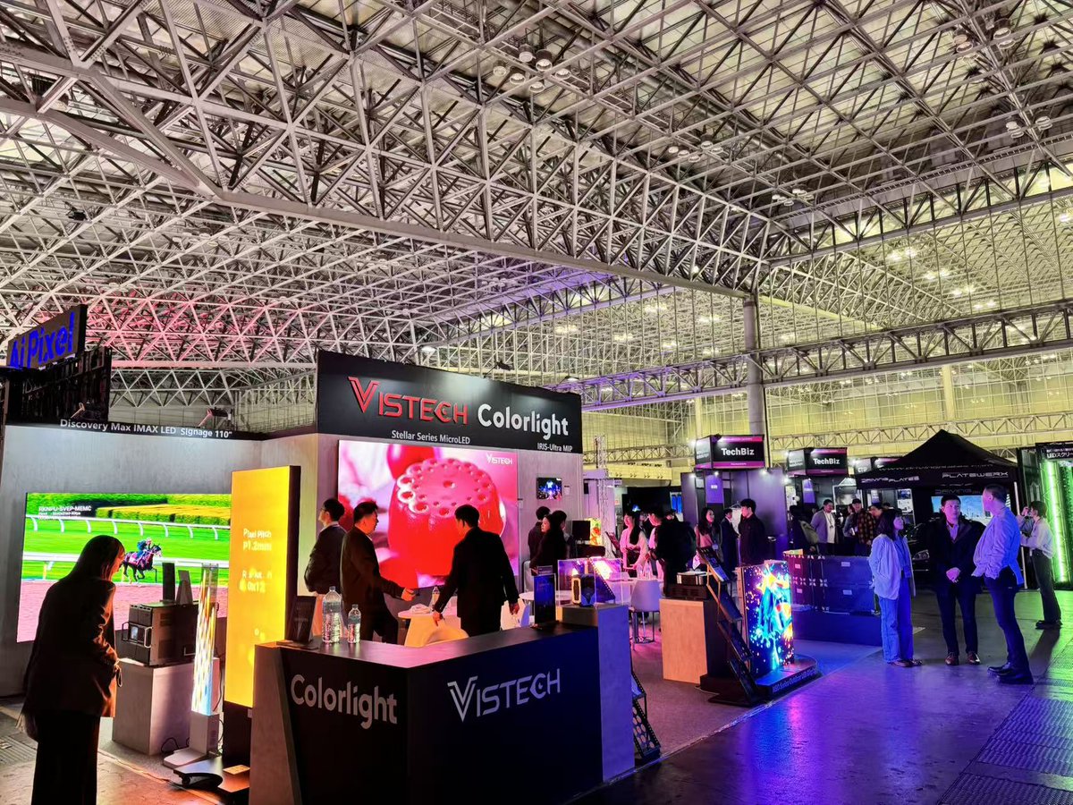 Vistech_Tech's tweet image. ▶️Live &amp;amp; Ongoing at #interbee2025 ! 🔥
👐Welcome to visit us at Booth 6502!  📍Makuhari Messe | Japan
Feel free to contact us:
✉️marketing@vistechdisplay.com |  📞+86 17302612006
#VistechTechnology #colorlight #LEDDisplay #COB #LEDscreen #InterBEE #interbee2025 #makuharimesse