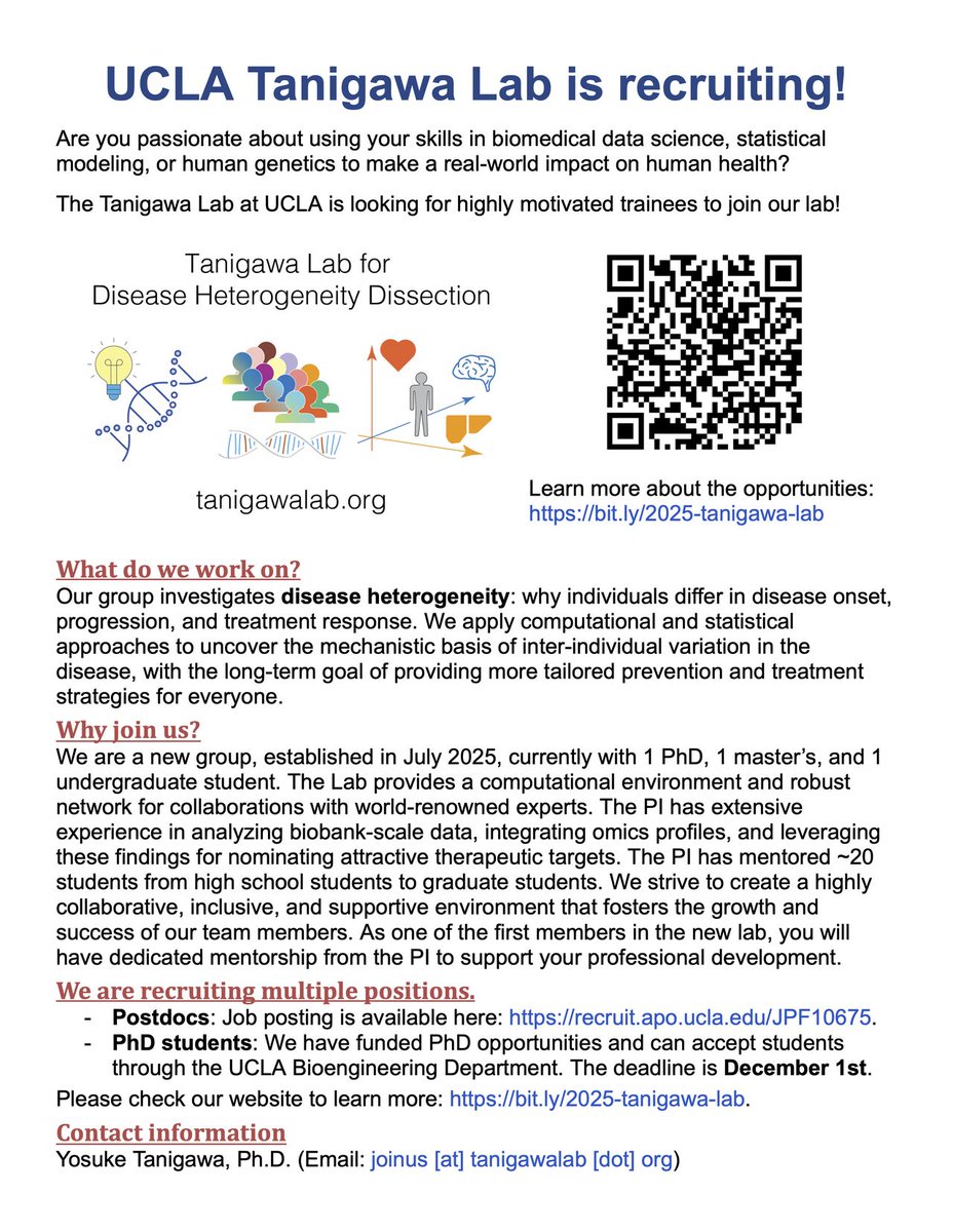 yk_tani's tweet image. I’m happy to share our latest preprint, sc4D, led by the incredible Ishir Rao @ishirraov!

We developed a new #computational approach to model #spatiotemporal #transcriptional #dynamics in disease progression 🧬.