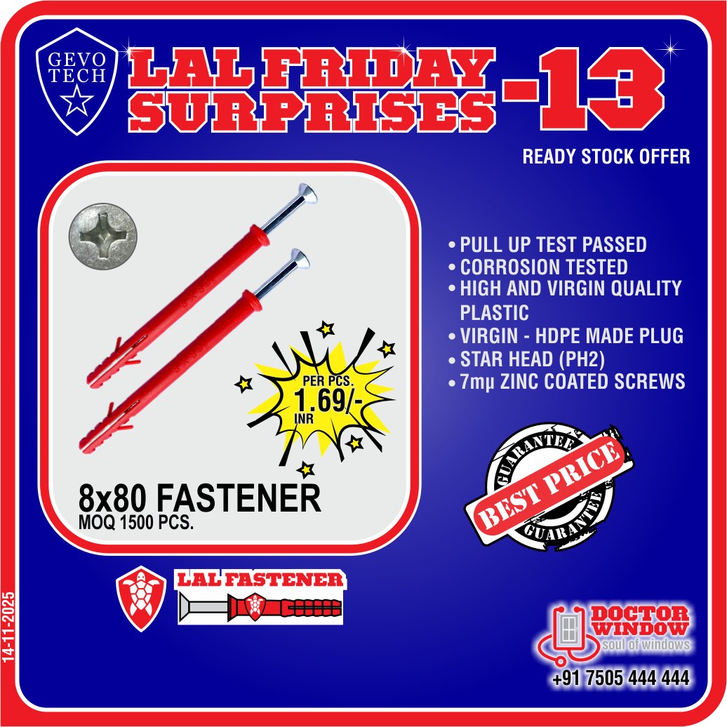 DOCTORWINDOW_IN's tweet image. GEVO TECH ICONIC 3D HINGE
GEVO TECH STANLEY SDS PLUS HAMMER DRILL BITS 8x210mm (STA54057)
GEVO TECH STANLEY MESH GASKET FITTING ROLLER TOOL
GEVO TECH LAL FASTENER 8X80 MM

#3dhinge #hammerdrillbits #gasketfittingtool #lalfastener #doctorwindow #soulofwindows #hardware #door