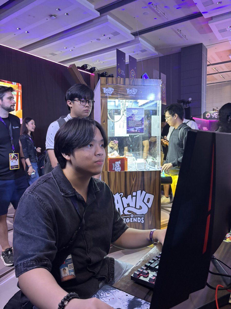 YGGPlaySummit's tweet image. See Amiko Legends up close at the @AuroryProject booth.

Try the game, meet the Amikos, and get a feel for the world they are building.

Finish your ARC quests at go.yggplaysummit.com/arc to secure a free pass and earn more rewards.

#YGGPlaySummit2025