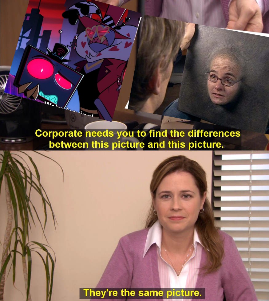 My brain went to someone wack ass places let me tell ya

#hazbinhotel #hazbins2spoilers #hazbinhotelVox #hazbinhotelValentino