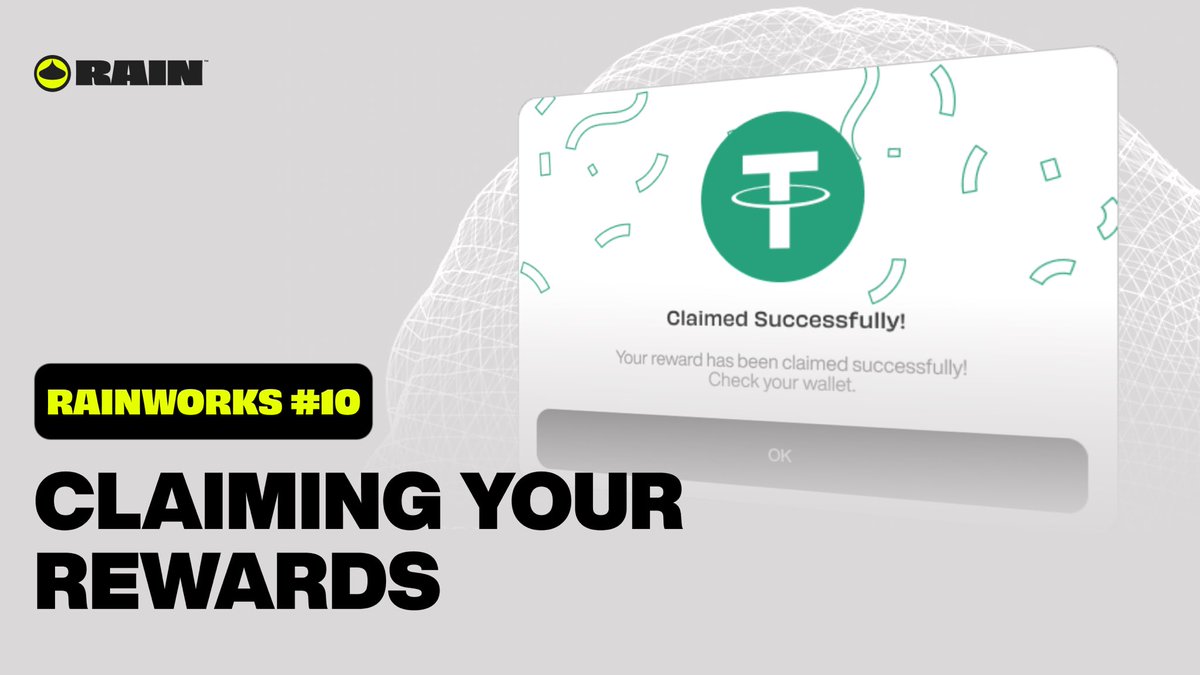 Rain__Protocol's tweet image. RAINWORKS #10: Claiming Your Rewards

It’s the most thrilling moment - if your prediction was right, or if you’re the market creator or a liquidity provider.

Once a market closes and a final decision is made, the Claim window opens to all participants.

The claim process may…