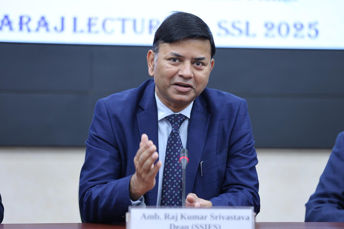 On 19 November 2025, India Foundation (IF), in collaboration with the Sushma Swaraj Institute of Foreign Service <a href="/SSIFS_MEA/">Sushma Swaraj Institute of Foreign Service</a>, held the 4th edition of the Sushma Swaraj Lectures on the theme - 'Introduction to India'. The lecture was attended by 24 diplomats from 21 countries. Maj