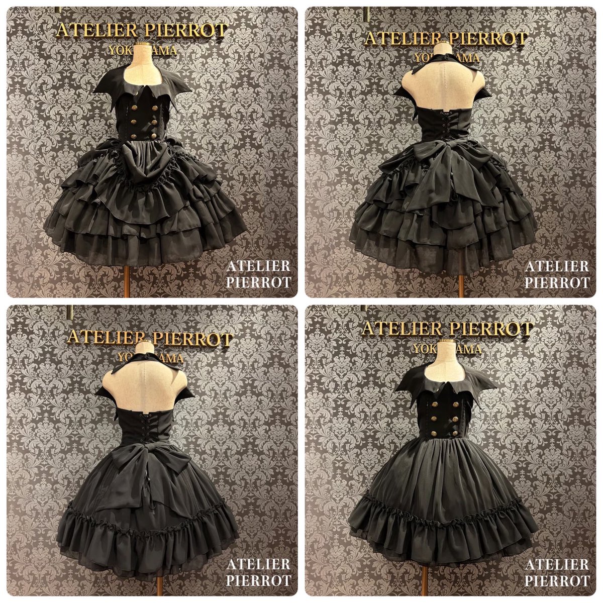 ATELIER-PIERROT】 ⚜️pickup item⚜️ ☑︎Batwing Waltz Dress col