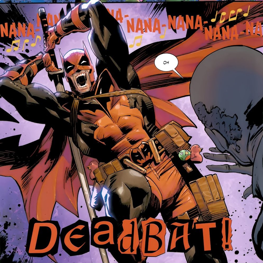 _Shadow_Eye's tweet photo. Hey kids it's Deadbat! #Batman #Deadpool #BatmanDeadPool #DeadBat https://t.co/YAHt6pjcYi