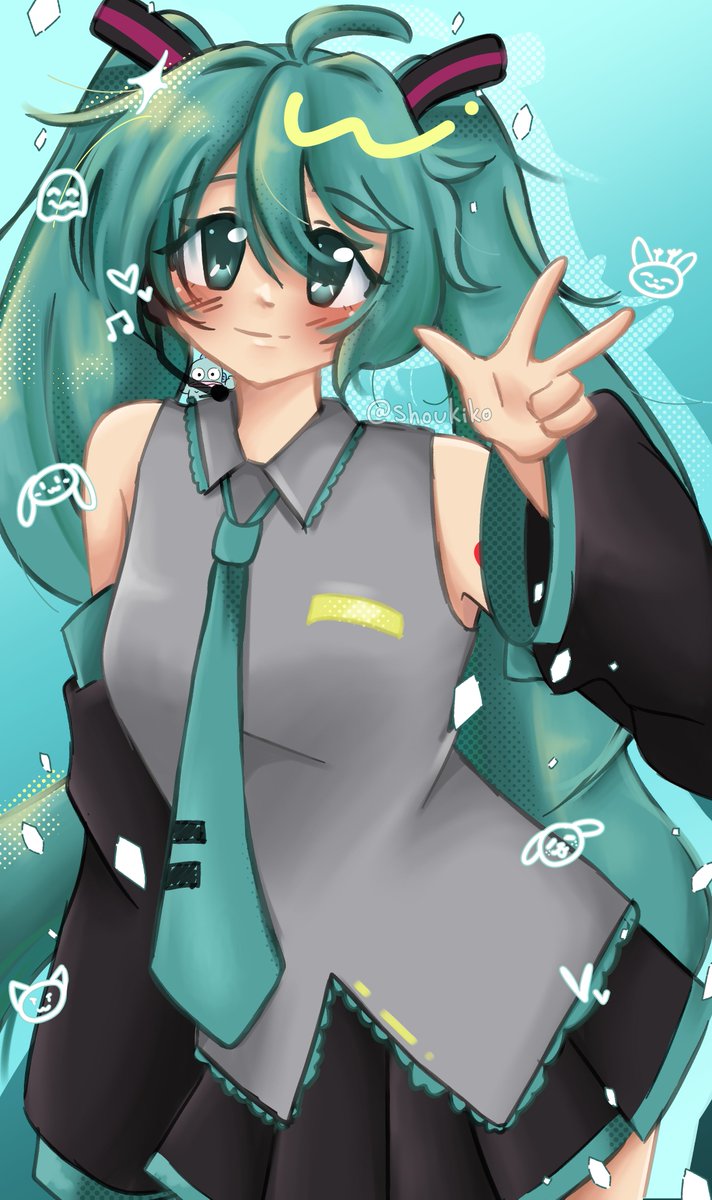 I drew my wife with all my headcanons hi