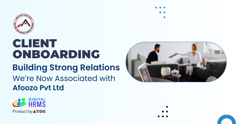 DigitalHRMS's tweet image. It’s our great pleasure to welcome Afoozo Pvt. Ltd. to the Digital HRMS family! We’re excited to help Afoozo power their HR journey with automation, analytics, and efficiency. To know how to simplify your HR operations, visit digitalhrms.com
#ClientOnboarding #DigitalHRMS