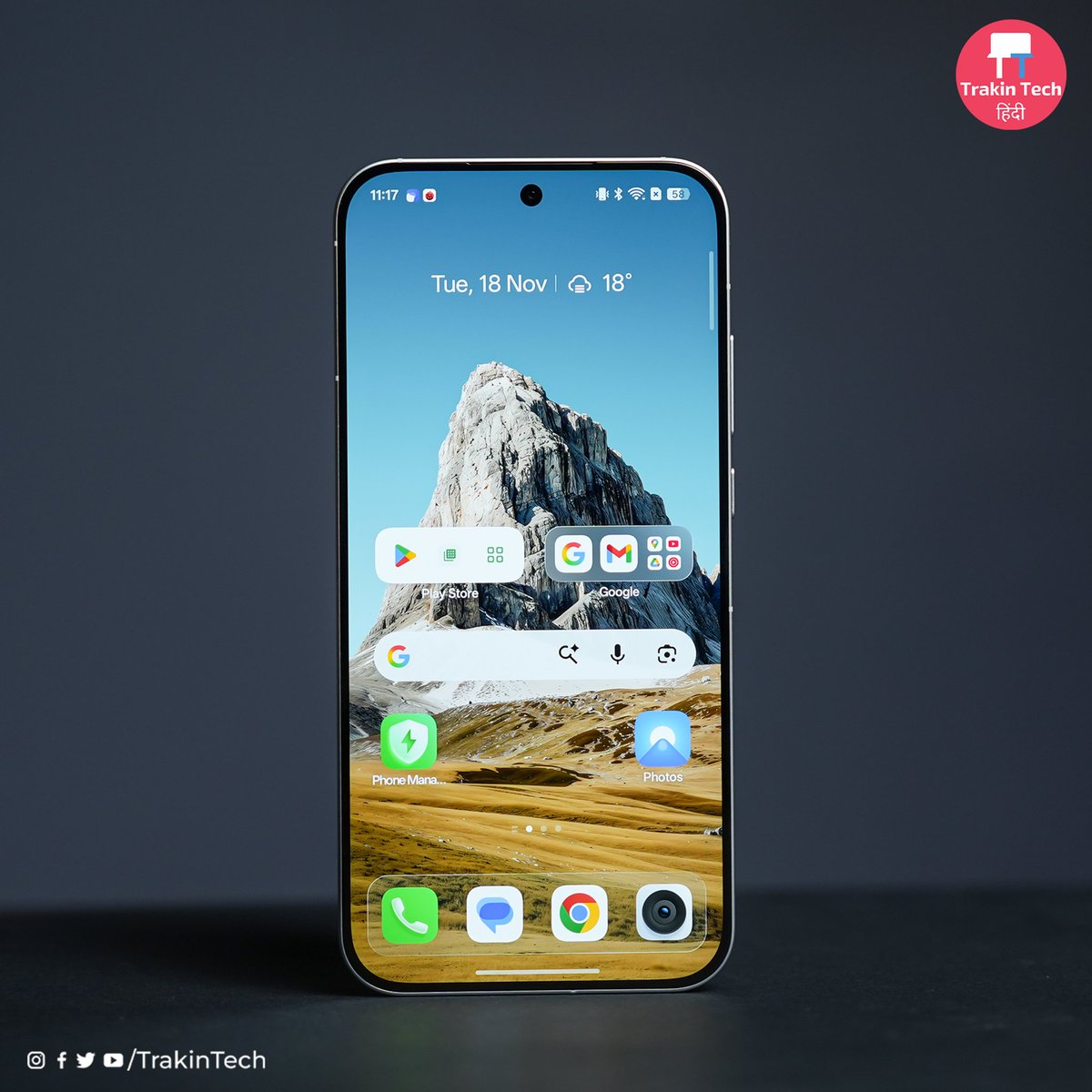 TrakinTech's tweet image. realme GT8 Pro Launched in India 🇮🇳

📱6.79&quot; 2K LTPO 144Hz AMOLED Display
💾Snapdragon 8 Elite Gen 5 (3nm) SoC
📸50MP (Main) + 200MP (3x Periscope) + 50MP (UW) Rear Cameras
🤳32MP Front Camera
🔋7000mAh Battery
⚡120W (Wired) + 50W (Wireless) Charging
⚙️Android 16, realmeUI 7.0…