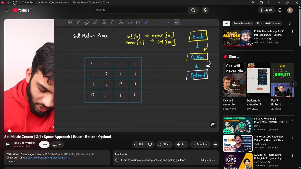abhibhatti1546's tweet image. DAY[34/365] 🚀of #DSA365Days . 
. 
. 
. 
#Algorithms #DataStructure #Coding #Tech #LearnToCode #Programming