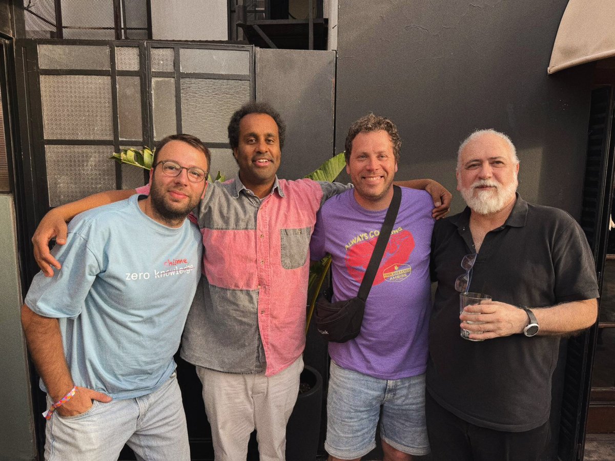 MinaProtocol's tweet image. Thanks to all of our zkFriends for coming out last night!

@SuccinctLabs @HouseofZK @zkMonk