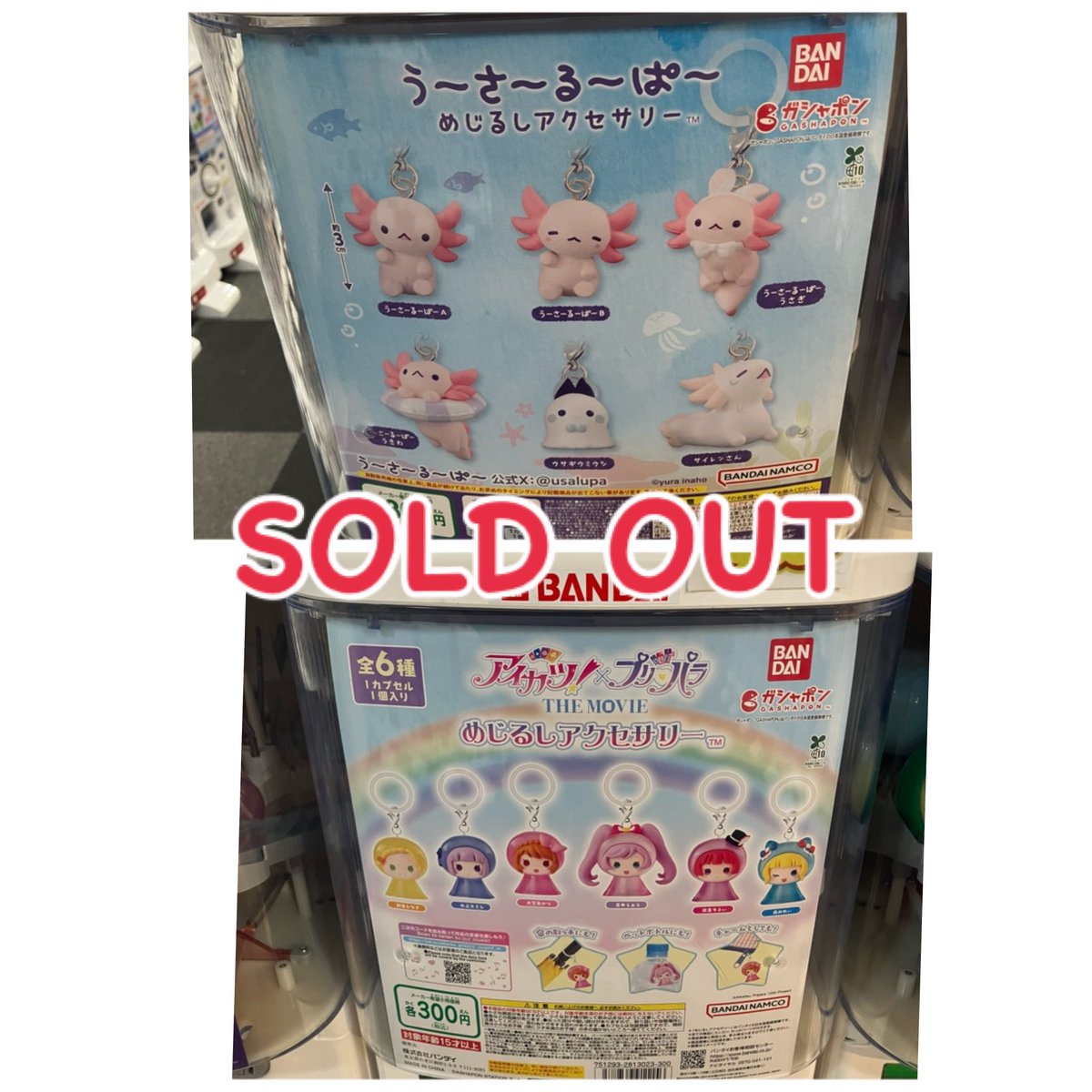 CPPm_himeji's tweet image. 🙇‍♀️完売案内🙇‍♀️

ご好評につき完売いたしました❕

 #ガチャガチャ
 #CAPSULEPOPmini