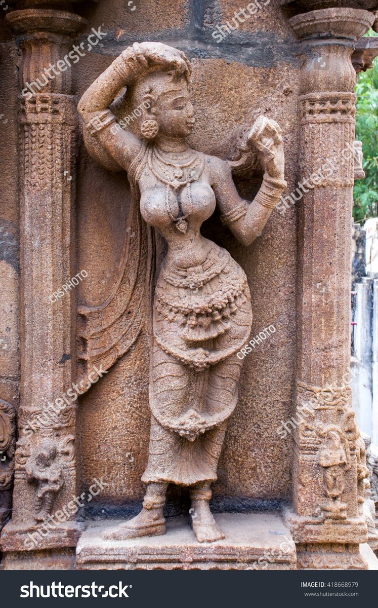 FrenlyFren02's tweet image. Stfu you Islamist cultureless thief. 

This is an 894CE sculpture in Tamil Nadu. How does the jewelleries that thieve KANGLU model is wearing is matching an ancient sculpture in deep down south india? Huh? 

Armbands, bangles, waistbands and same saree?