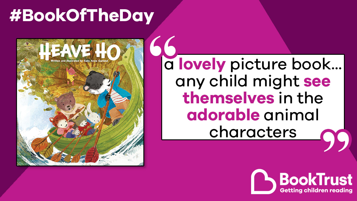 Our #BookOfTheDay is a simple and charming story about how play can help us to manage overwhelming emotions.

The illustrations are soft yet full of movement in #HeaveHo by Sally Anne Garland:

booktrust.org.uk/book-recommend… <a href="/SunbirdKidBooks/">Sunbird Books</a>