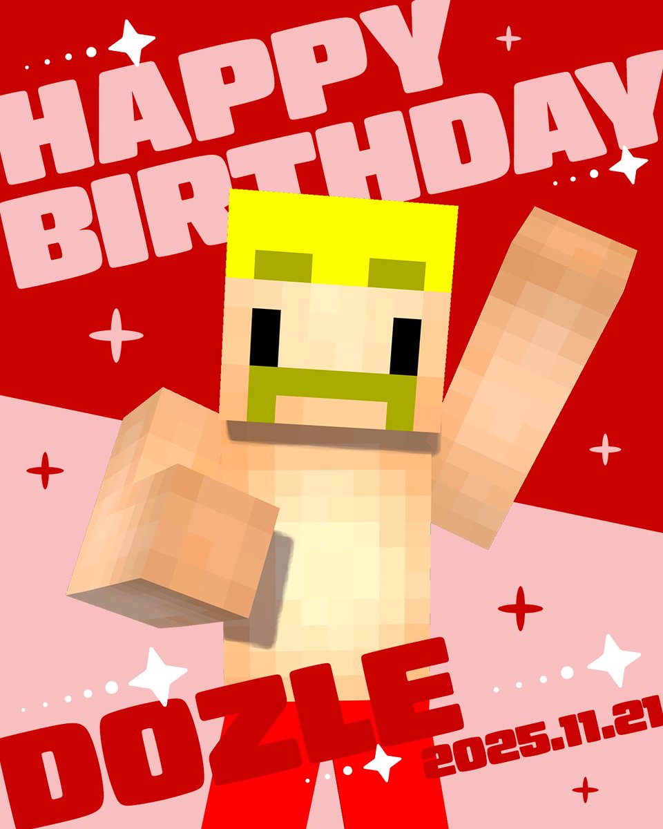 dozle_official's tweet image. ˗ˏˋ 🦍 HAPPY BIRTHDAY! 🎂 ˎˊ˗
￣￣￣￣￣￣￣￣￣￣￣￣￣￣￣
本日11/21はドズルの誕生日です！
おめでとう〜！！🎉

みんなで #ドズル誕生祭2025 をお祝いしよう✨