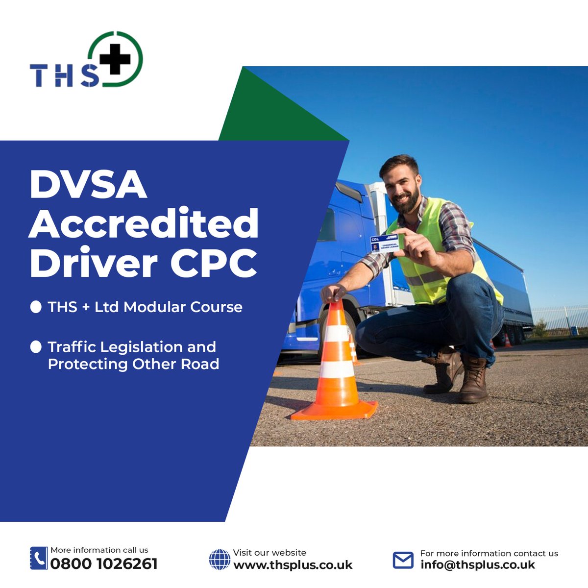 THSPlusUK's tweet image. 📷 Complete your DVSA Accredited 𝐃𝐫𝐢𝐯𝐞𝐫 𝐂𝐏𝐂 𝐓𝐫𝐚𝐢𝐧𝐢𝐧𝐠 to keep your licence valid and skills sharp.

📷 Stay compliant, stay safe, and be confident!

For more, please visit:
thsplus.co.uk

#THSplus #DriverCPC #RoadSafety #TransportTraining…